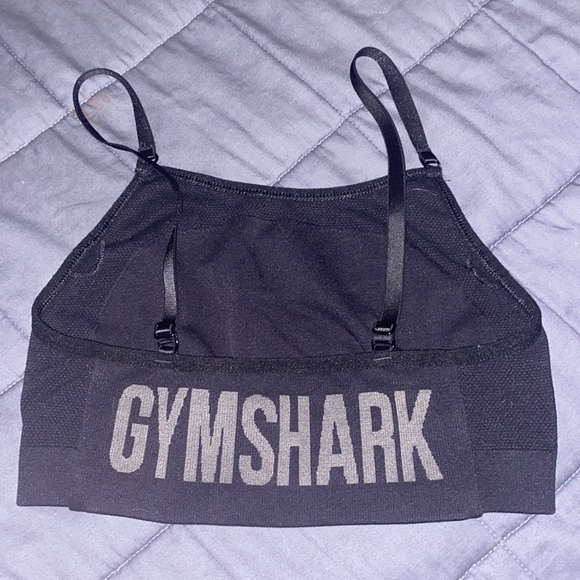 FLEX STRAPPY SPORTS BRA Black/Charcoal - Picture 3 of 3